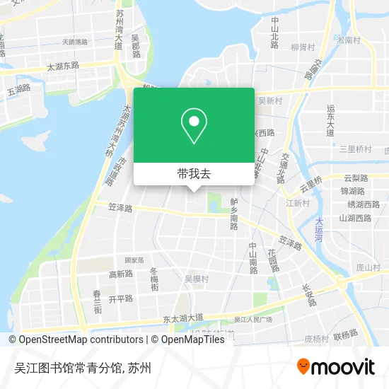 吴江图书馆常青分馆地图