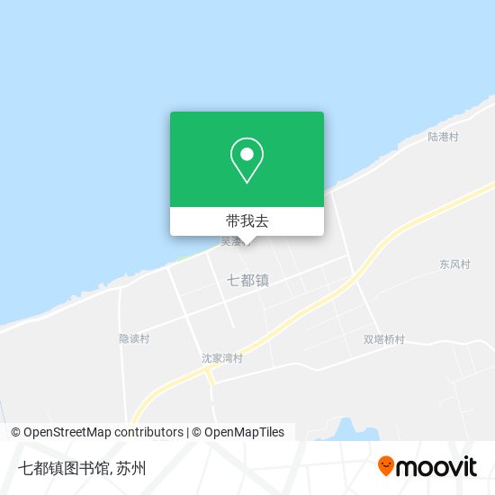 七都镇图书馆地图