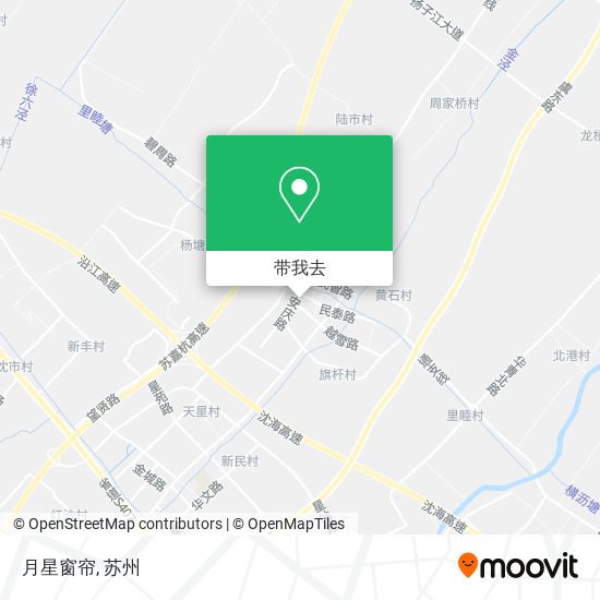 月星窗帘地图