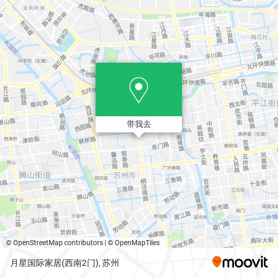 月星国际家居(西南2门)地图