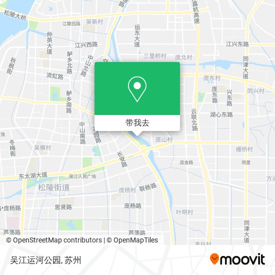 吴江运河公园地图