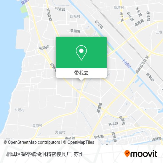 相城区望亭镇鸿润精密模具厂地图