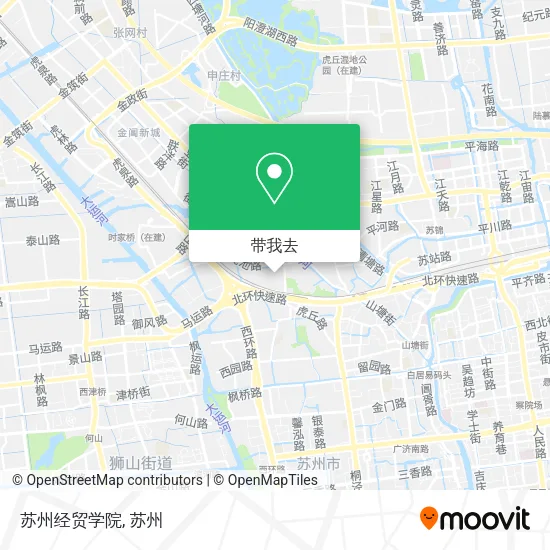 苏州经贸学院地图