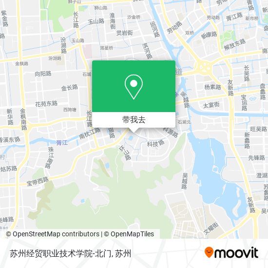 苏州经贸职业技术学院-北门地图