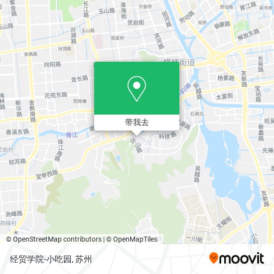 经贸学院-小吃园地图