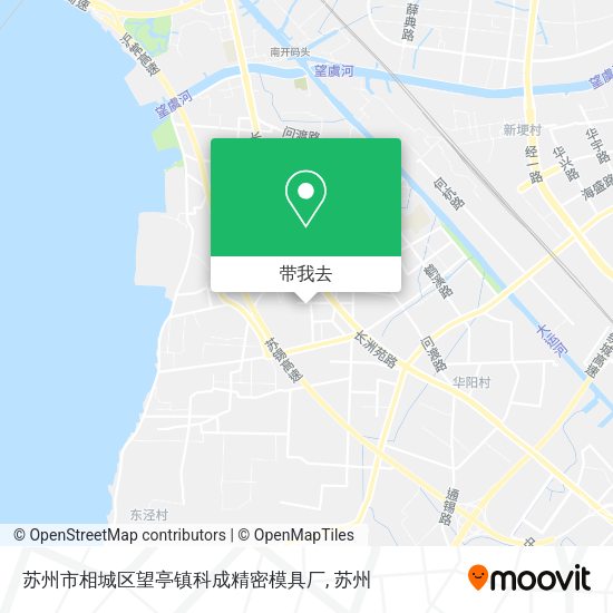 苏州市相城区望亭镇科成精密模具厂地图