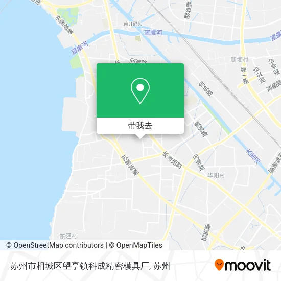 苏州市相城区望亭镇科成精密模具厂地图