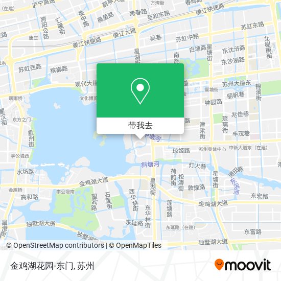 金鸡湖花园-东门地图