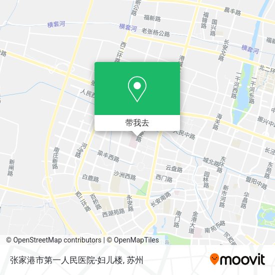张家港市第一人民医院-妇儿楼地图