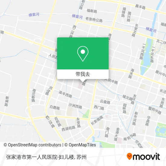 张家港市第一人民医院-妇儿楼地图