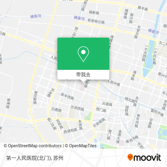 第一人民医院(北门)地图