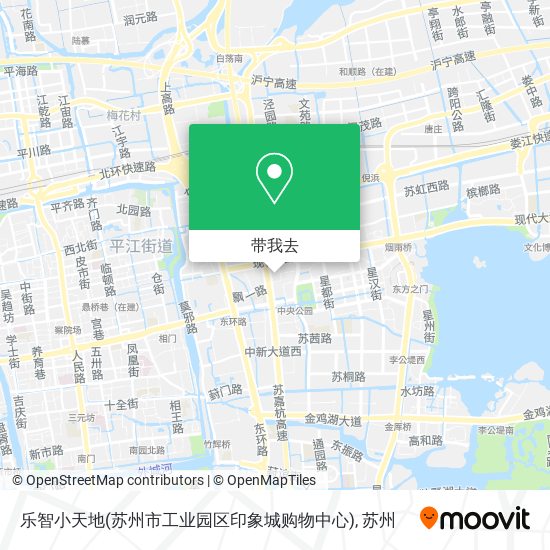 乐智小天地(苏州市工业园区印象城购物中心)地图