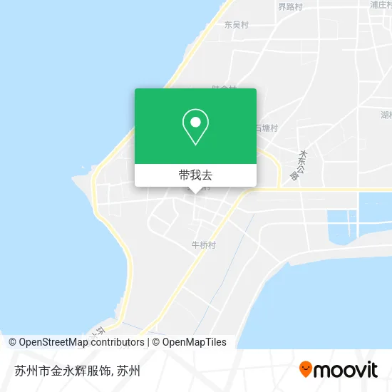 苏州市金永辉服饰地图