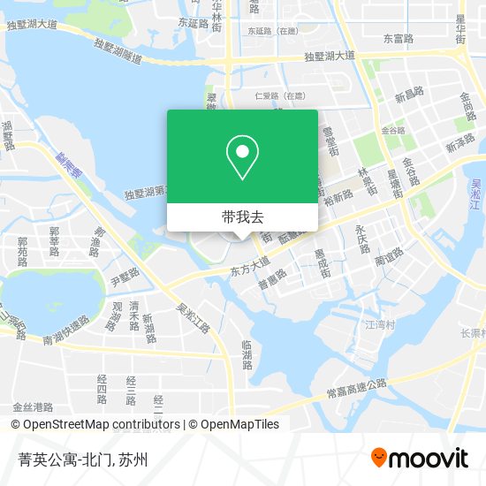 菁英公寓-北门地图