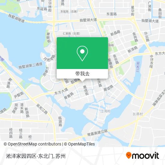 淞泽家园四区-东北门地图