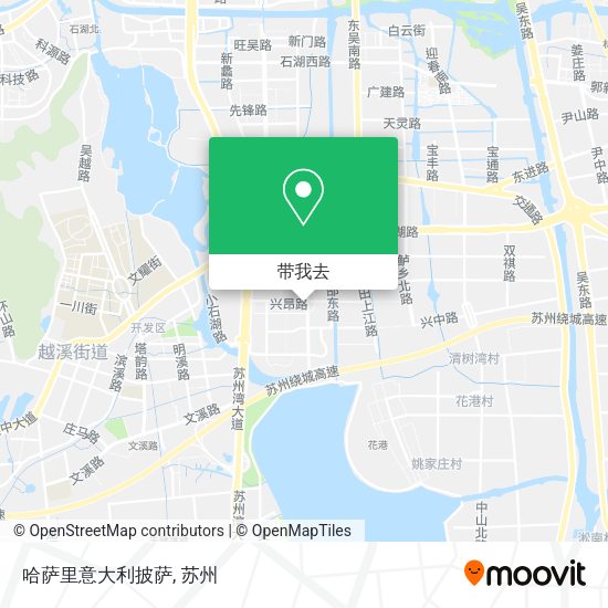 哈萨里意大利披萨地图