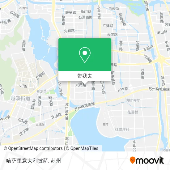 哈萨里意大利披萨地图