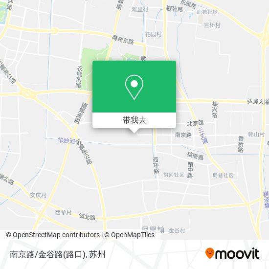 南京路/金谷路(路口)地图