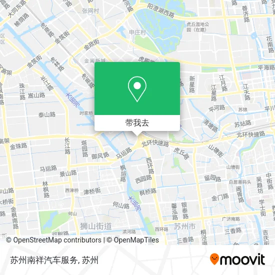 苏州南祥汽车服务地图