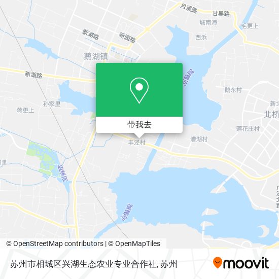 苏州市相城区兴湖生态农业专业合作社地图