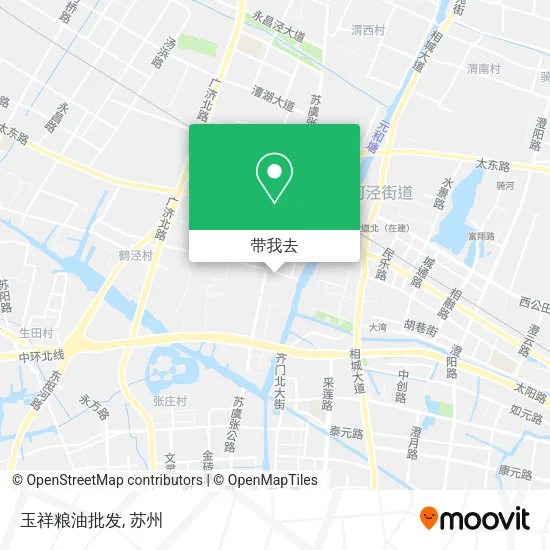 玉祥粮油批发地图