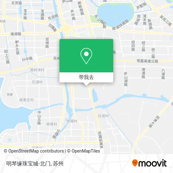 明琴缘珠宝城-北门地图