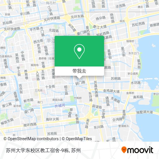 苏州大学东校区教工宿舍-9栋地图