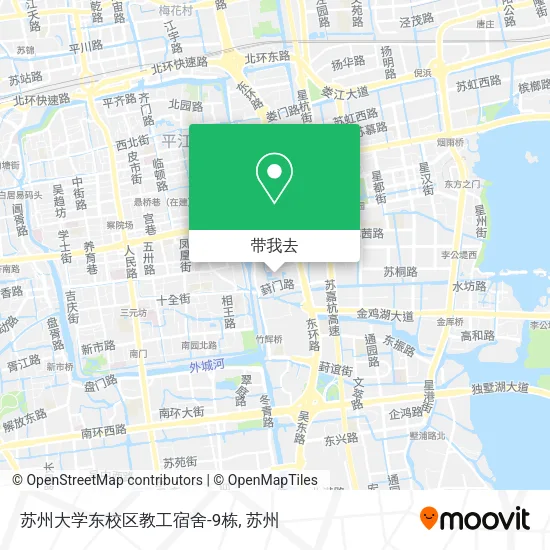 苏州大学东校区教工宿舍-9栋地图