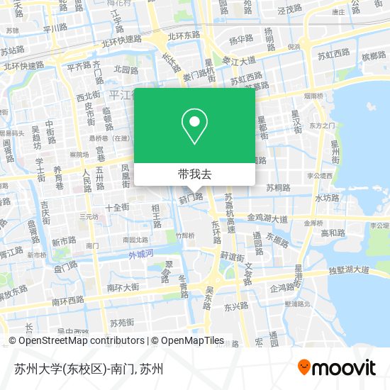 苏州大学(东校区)-南门地图