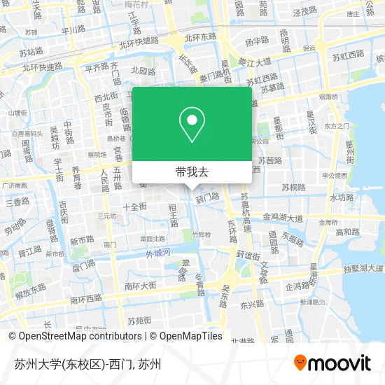 苏州大学(东校区)-西门地图