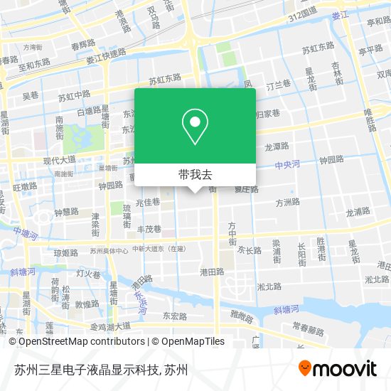 苏州三星电子液晶显示科技地图
