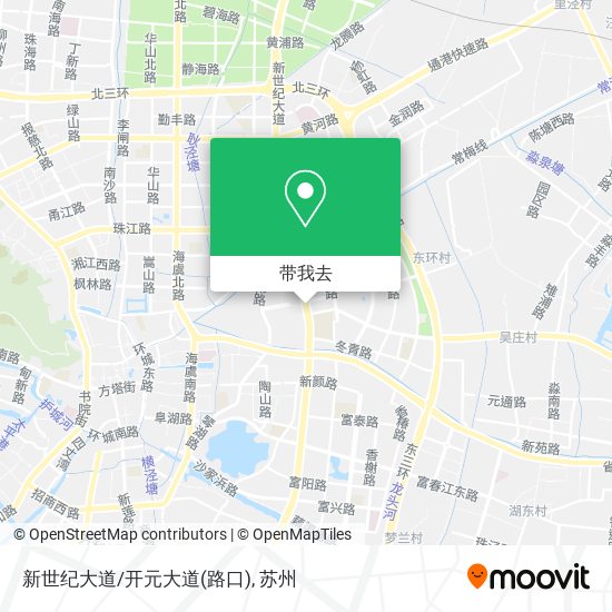 新世纪大道/开元大道(路口)地图