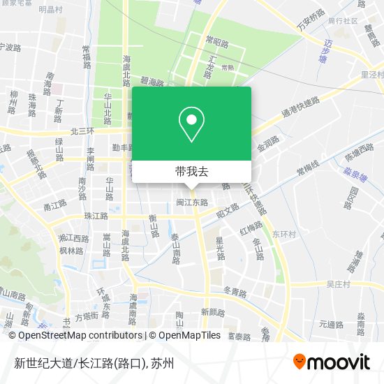 新世纪大道/长江路(路口)地图