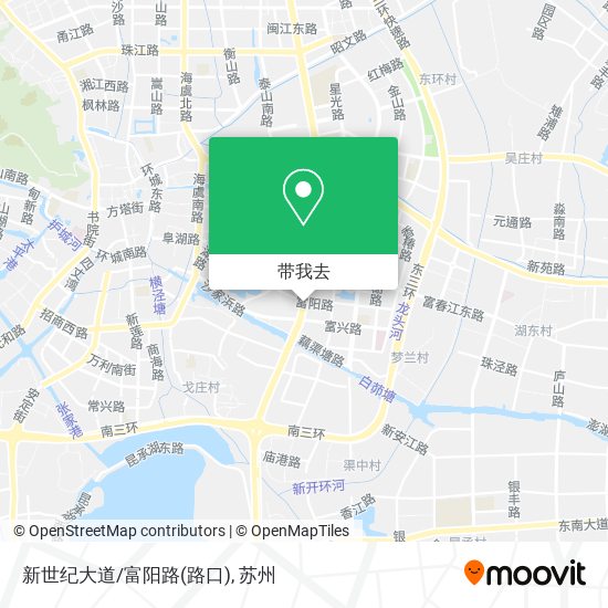 新世纪大道/富阳路(路口)地图