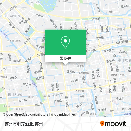 苏州市明芹酒业地图