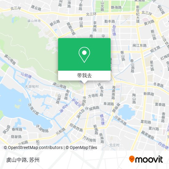 虞山中路地图