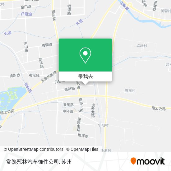 常熟冠林汽车饰件公司地图