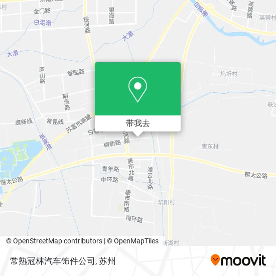 常熟冠林汽车饰件公司地图