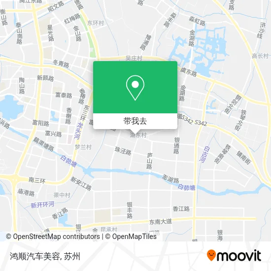 鸿顺汽车美容地图
