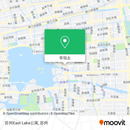 苏州East Lake公寓地图
