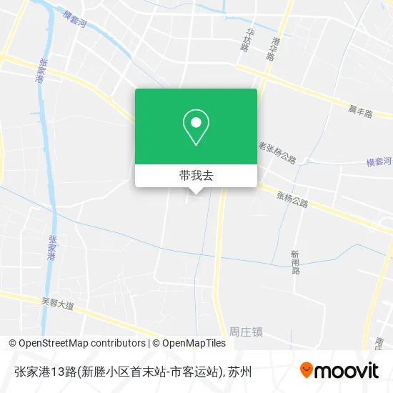 张家港13路(新塍小区首末站-市客运站)地图