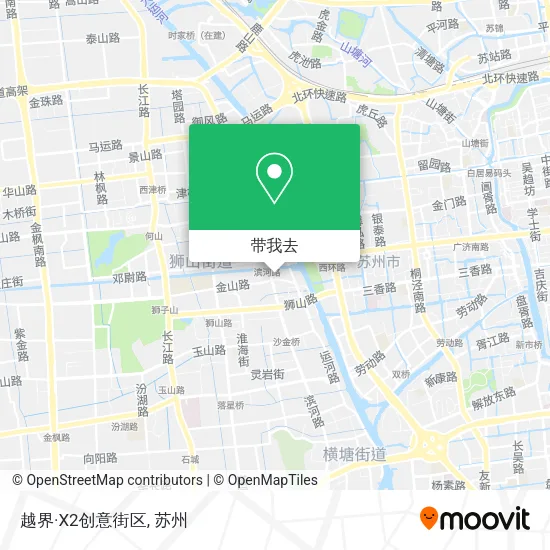越界·X2创意街区地图