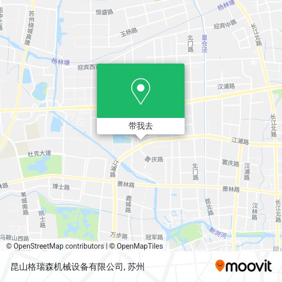 昆山格瑞森机械设备有限公司地图