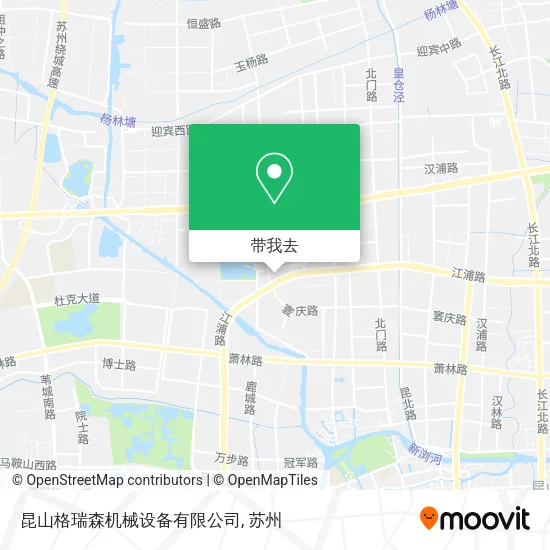 昆山格瑞森机械设备有限公司地图