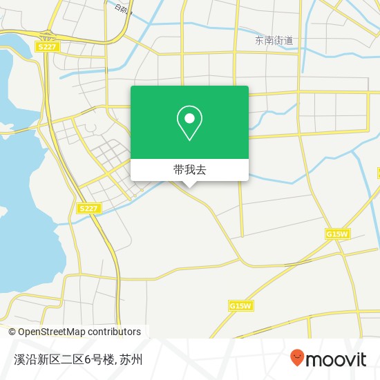 溪沿新区二区6号楼地图