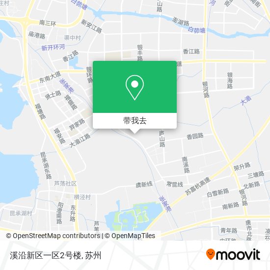 溪沿新区一区2号楼地图