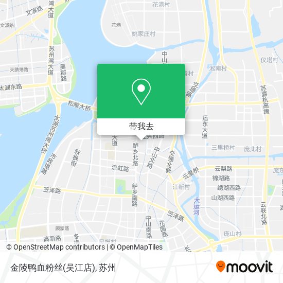 金陵鸭血粉丝(吴江店)地图