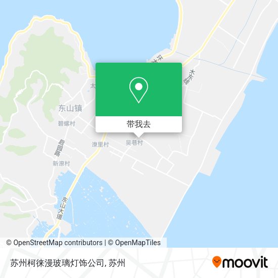 苏州柯徕漫玻璃灯饰公司地图