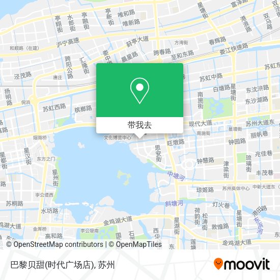 巴黎贝甜(时代广场店)地图