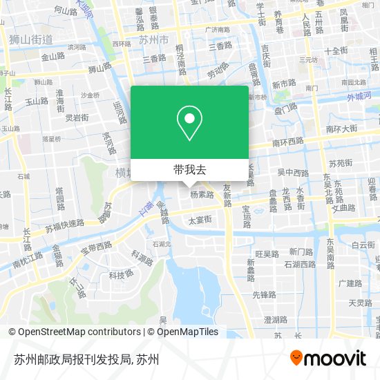 苏州邮政局报刊发投局地图